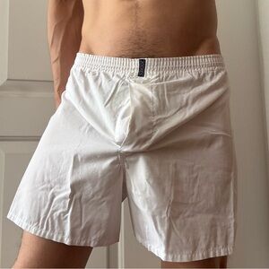 Jockey White Classic Full Cut Boxer Shorts
